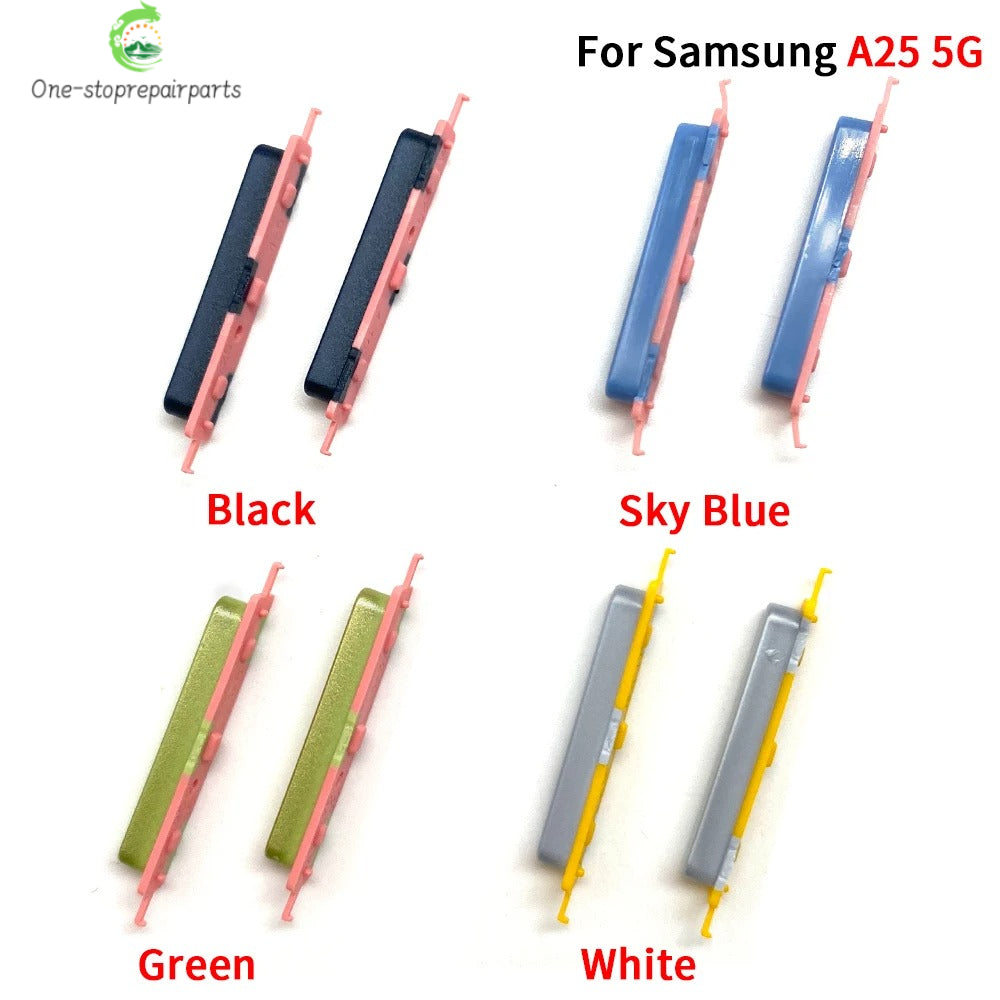 New For Samsung A05 A05s A15 A25 A35 A55 Power Button + Volume Side Button Key Replacement Parts Samsung phone repair parts