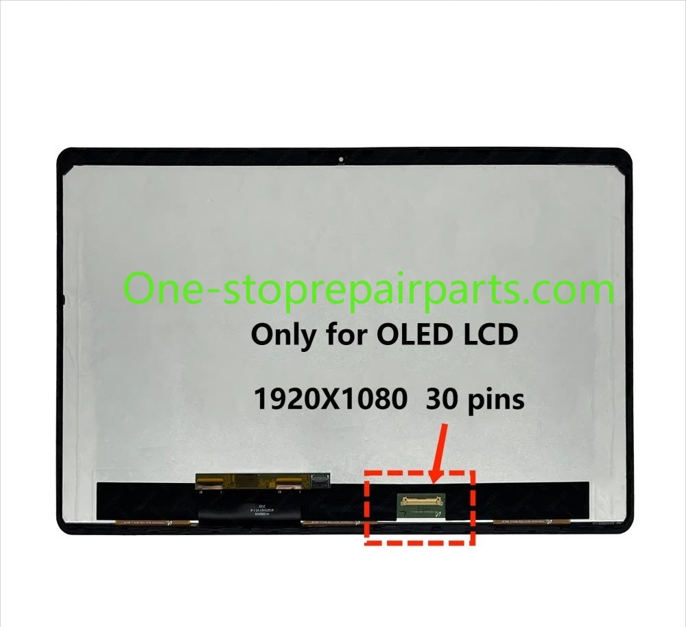 13.3‘’ OLED FHD 5D10S39728 for Lenovo Duet 5 Chromebook 13Q7C6 5D10S39729 5D10S39730 LCD Touch Screen Display Digitizer Assembly 1920X1080 30pins Lenovo laptop repair parts