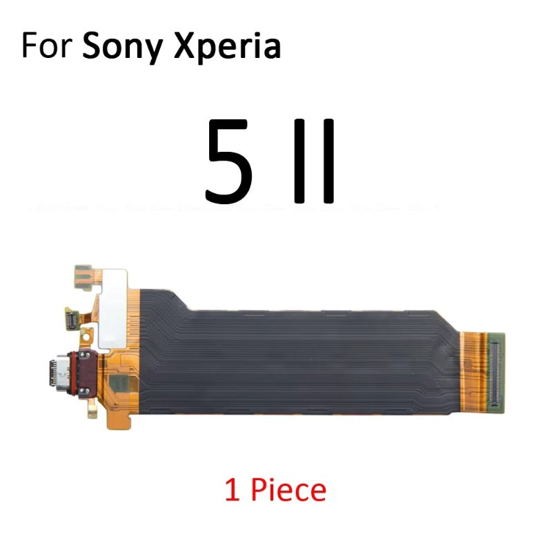Fast Charger USB Dock Charging Dock Port Board With Mic Microphone Flex Cable For Sony Xperia 1 5 II III IV VI V Sony phone repair parts