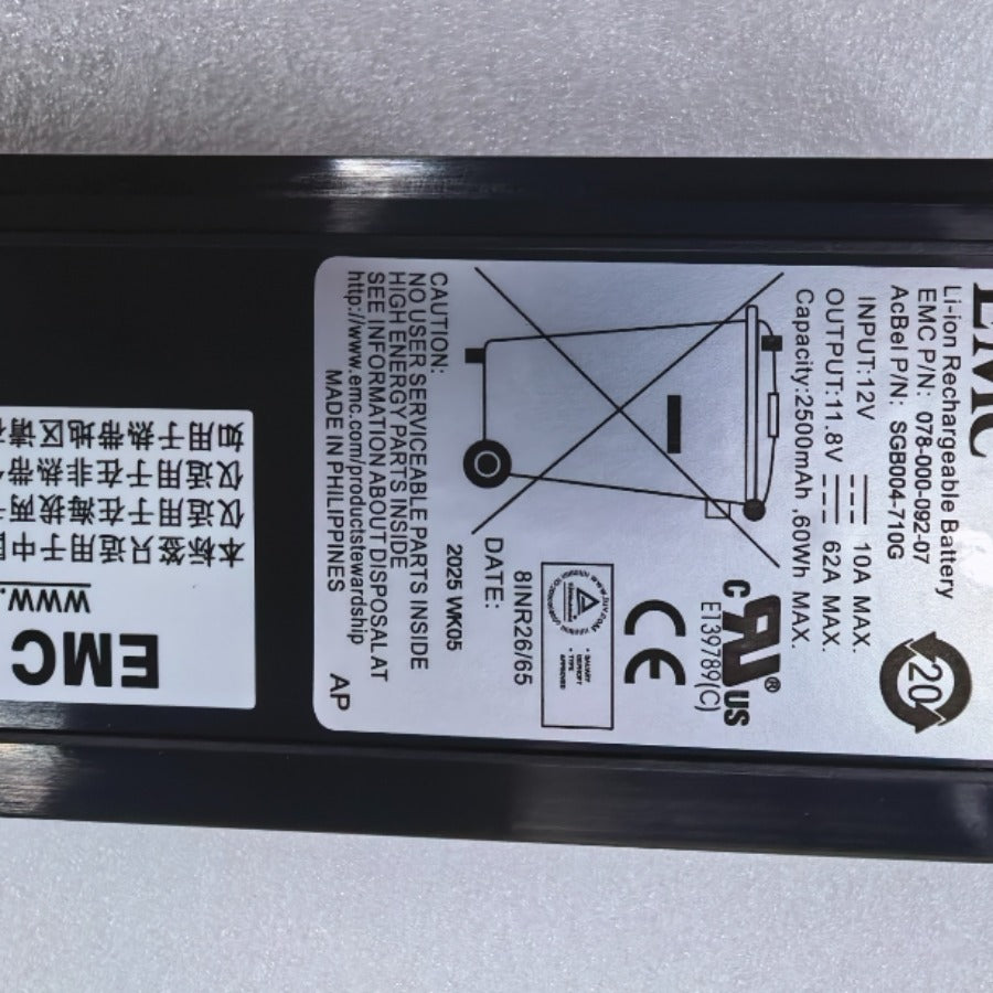 New Li-Ion BBU Battery Backup-UP Unit 078-000-092-07 078-000-132 104 EMC VNX5400 VNX2 BBU VNX2 Series EMC Li-Ion Battery Backup Server repair parts