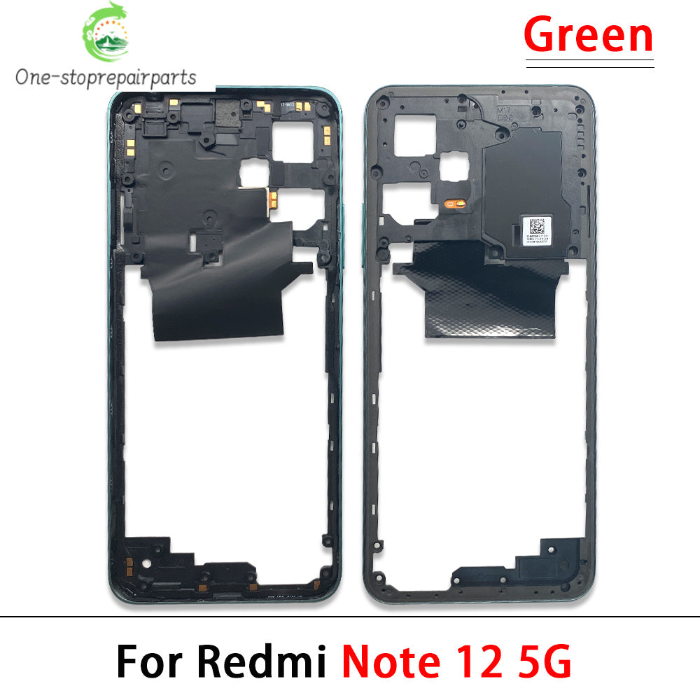 For Xiaomi Redmi Note 12 4G / Note 12 5G / Note 12 Pro 4G 5G / Note 12s Middle Frame Holder Housing Replacement Parts  Xiaomi  Xiao mi phone repair parts