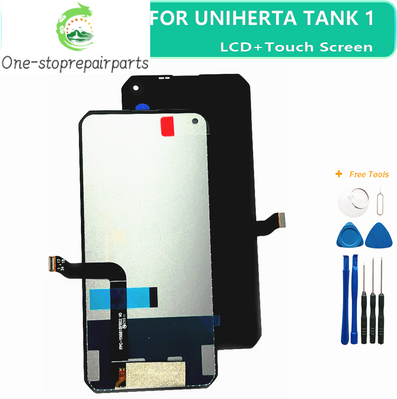 Original For Unihertz Tank 1 Phone LCD Display With Frame +Touch Screen Digitizer Assembly Repair Panel Glass Accessories Other Brand Phone repair parts