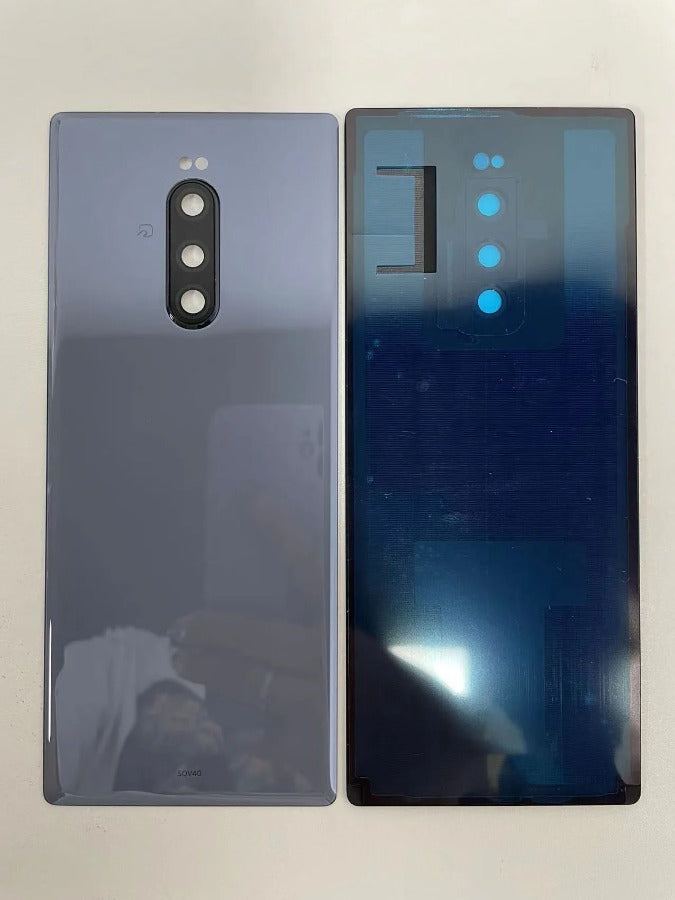 AAA+ Quality Back Case Door Cover For Sony Xperia 1 Battery Back Cover Parts Housing Case With Camera Glass Lens Replacement Sony phone repair parts