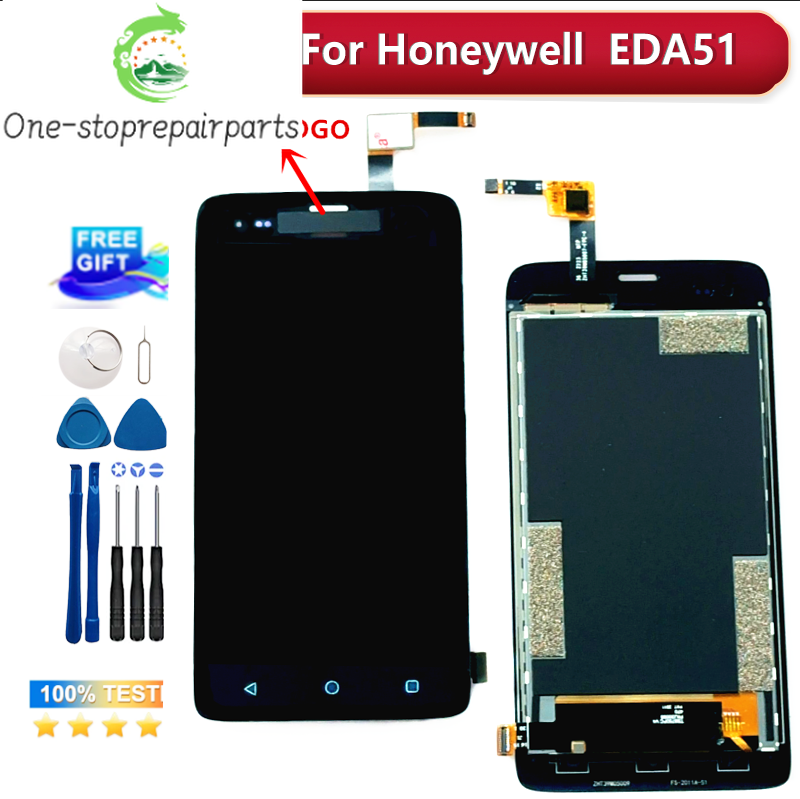 100% Original For Honeywell EDA51 EDA50 EDA50P EDA50KP EDA52 LCD Display+Touch Screen Digitizer Replacement For EDA 51 LCDScreen Other brand Phone repair parts