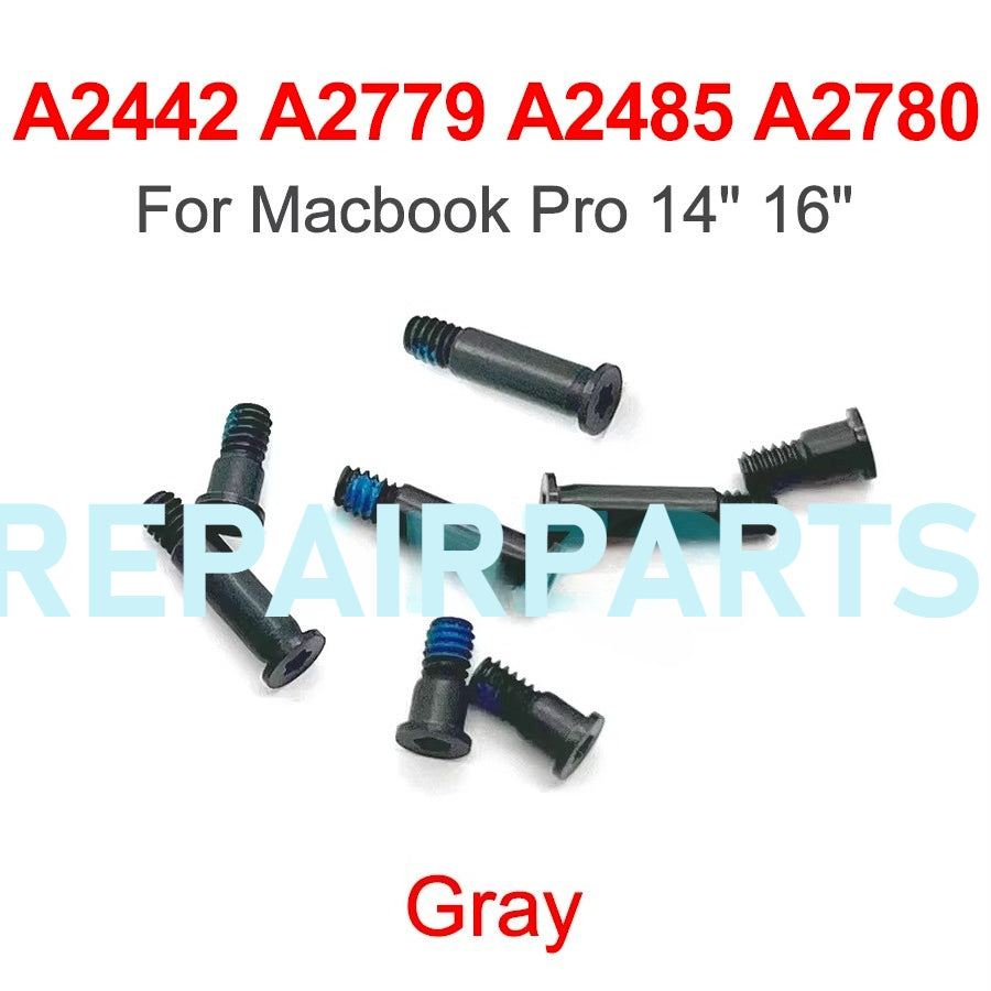 New Computer Case Cover Bottom Back Screws For MacBook Pro Air A1278 A1398 A1466 A1502 A1706 A1707 A1708 A1932 A2141 A2442 A2485 Macbook repair parts