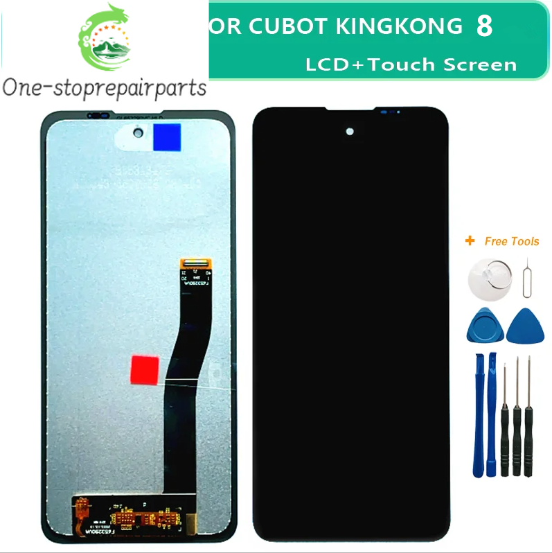New Original Touch Screen LCD For Cubot King Kong 8 King Kong 9Pro Power Display Replacement Parts + Free Disassemble Tool Other Brand Phone repair parts