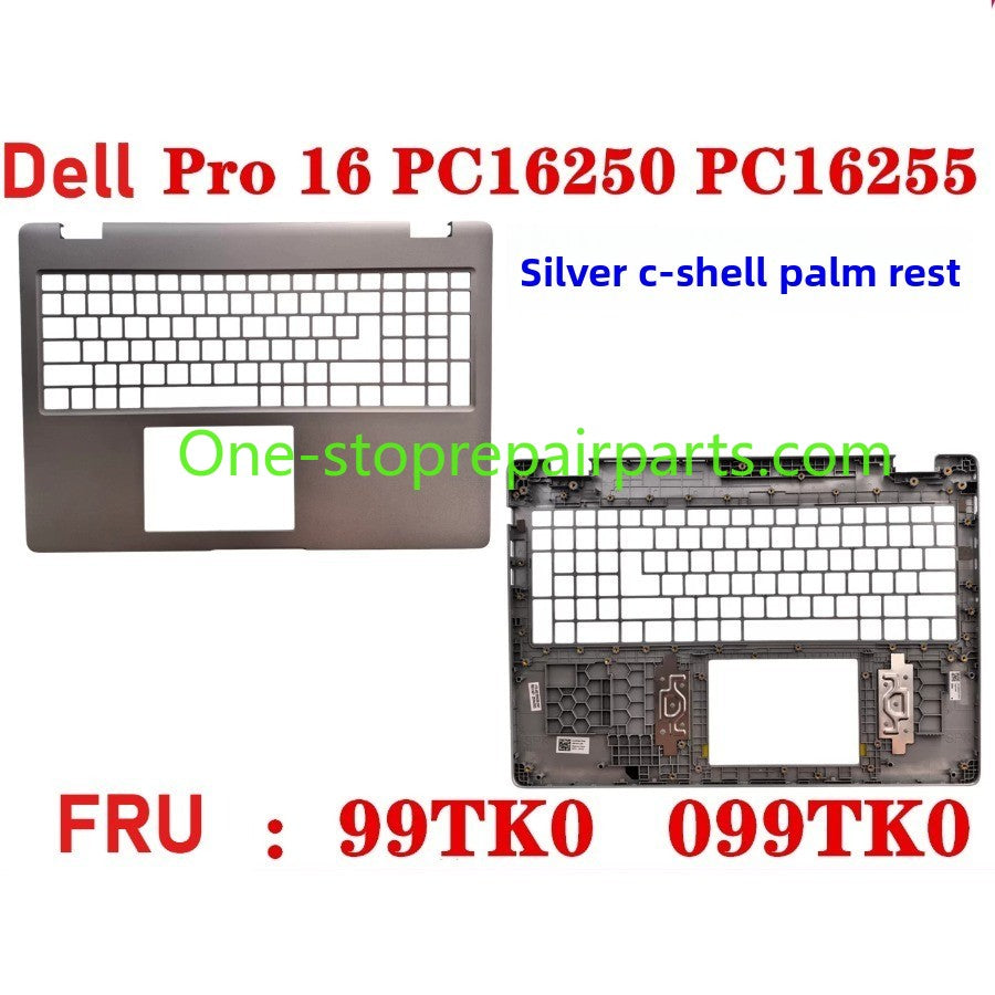 Cover case Keyboard for Dell Pro 16 PC16250 PC16255 Cover case for Dell Pro 16 PC16255 PC16250 LCD Back Cover Bezel frame topcase palmrest upper bottom HINGE 0V1T1X 0388WT 0Y55N3 099TK0 006R8M Dell laptop repair parts
