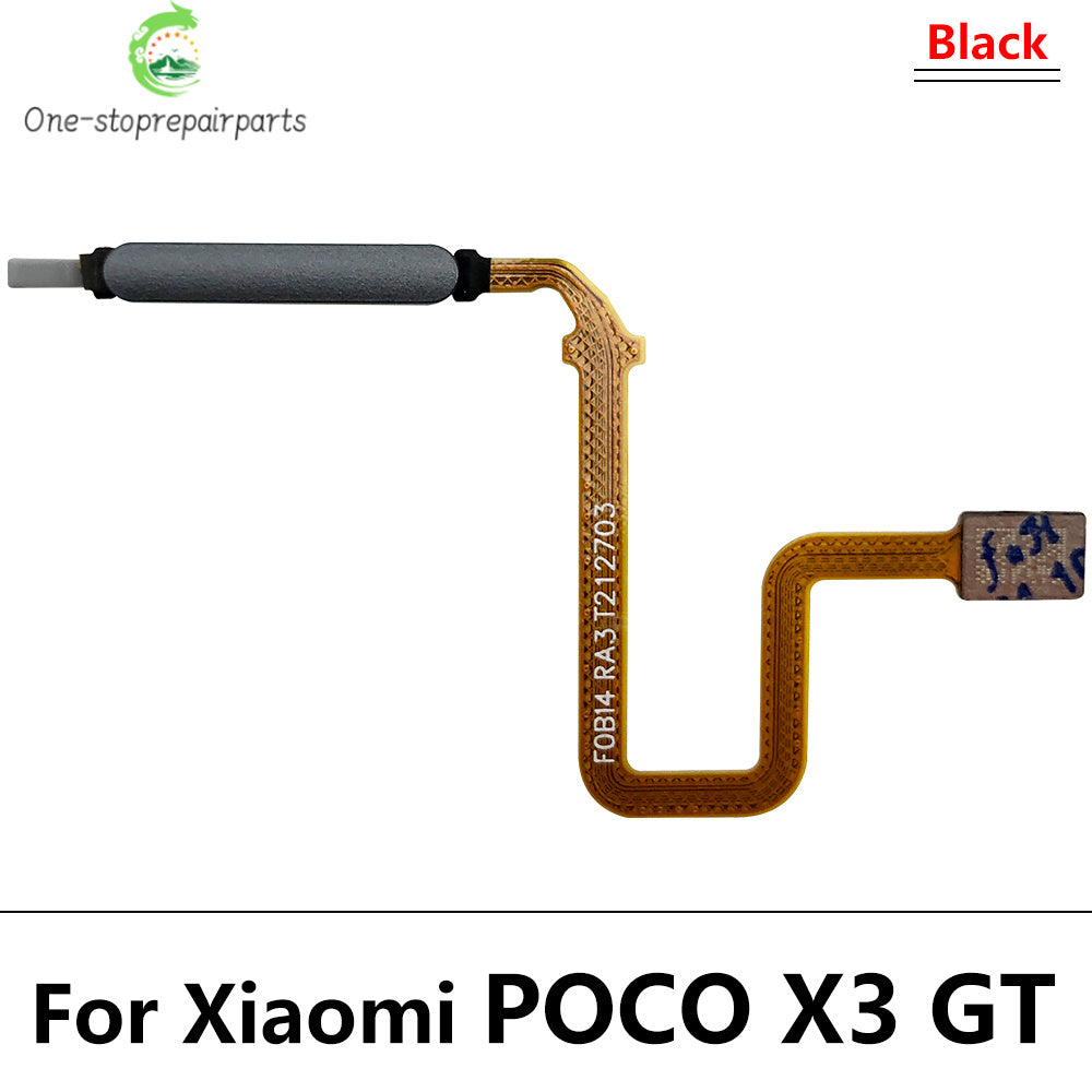 New Fingerprint Scanner For Xiaomi Poco M3 F3 X3 GT Pro Home Button Fingerprint Menu Return Key Sensor Flex Cable For Redmi 9T  Xiaomi  Xiao mi phone repair parts