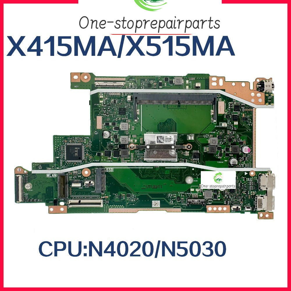 X415MA With N4020 N4000 N5030 N5000 CPU Mainboard For ASUS VivoBook X415 X515MA X415M X515M Laptop Motherboard 100% Test ASUS laptop repair parts