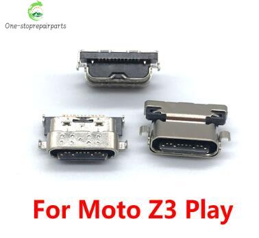 50Pcs/Lot, Charger Micro USB Charging Port Dock Connector Socket For Motorola Moto Z3 Z2 Play Z3play Motorola phone repair parts