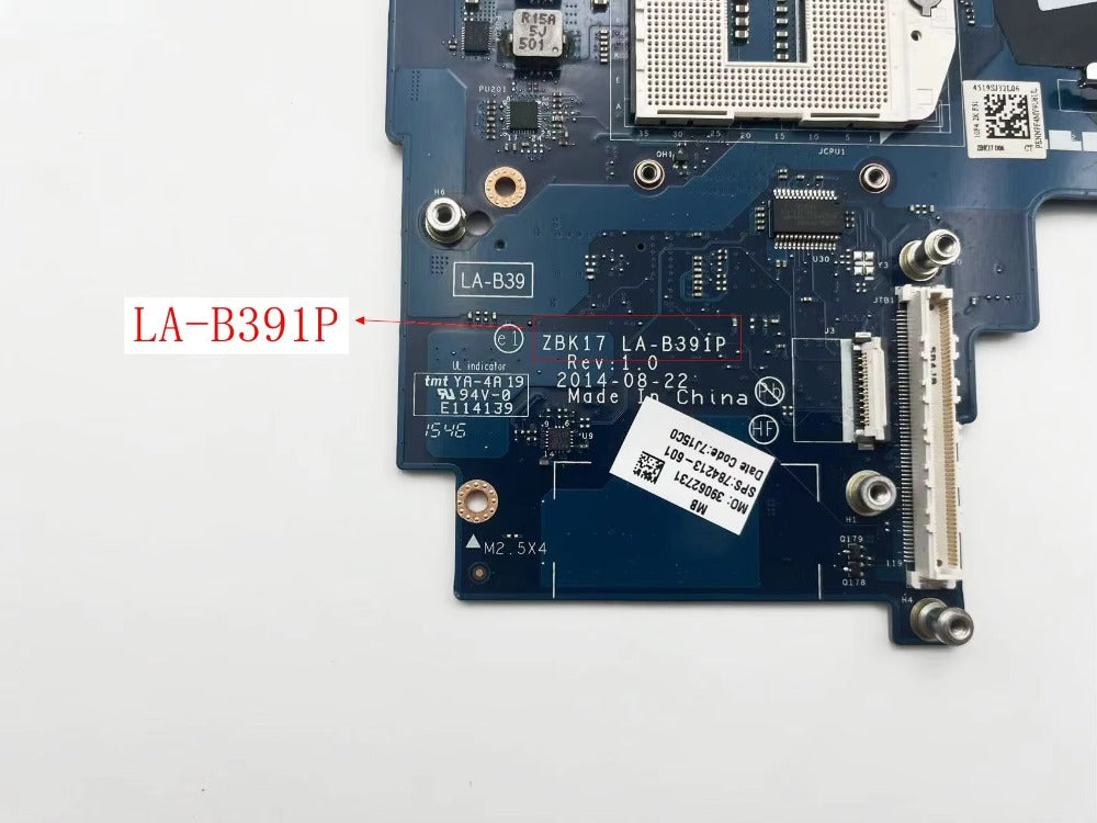 For HP Zbook 17 G2 Notebook Motherboard LA-B391P DDR3L QM87 784213-601 784212-601 100% Test Works Properly HP laptop repair parts