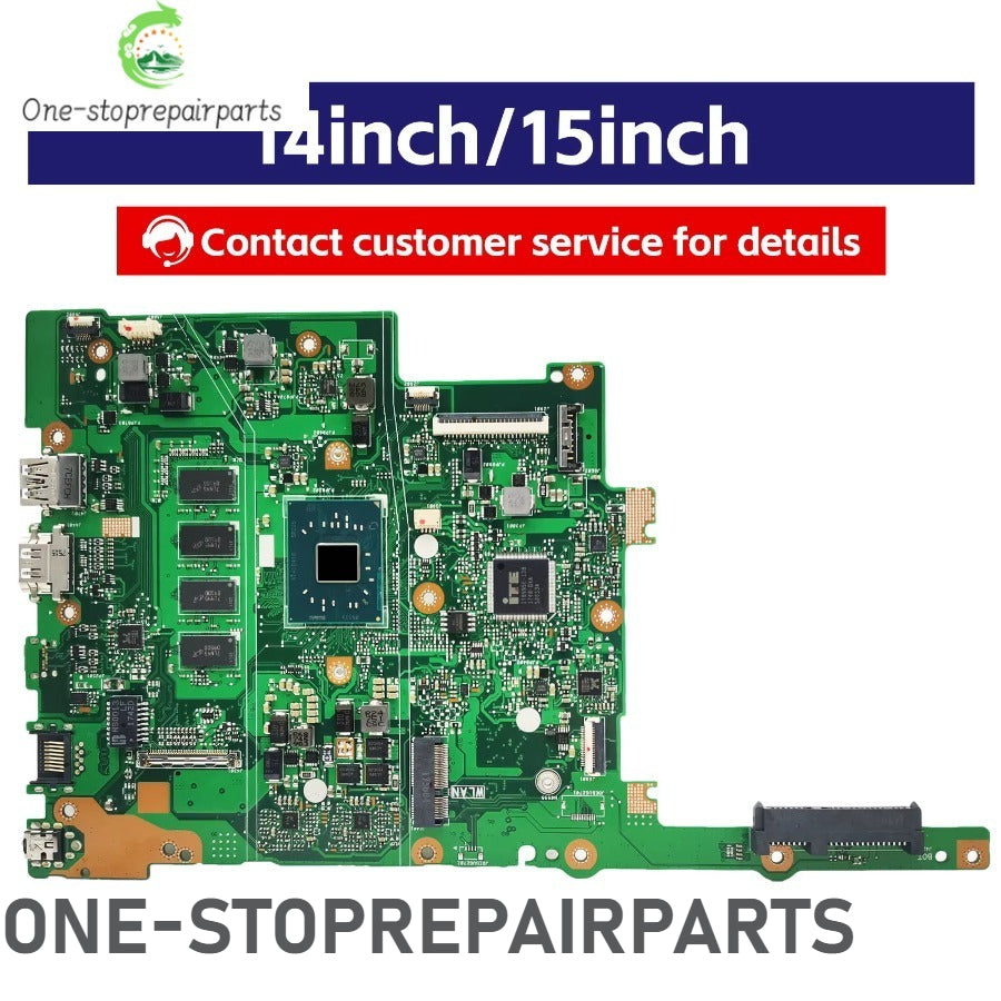 E402NA Laptop Motherboard For ASUS EeeBook R417N E402N E402NA 60NB0C50-MB3320 Mainboard With Celeron CPU 100% Tests OK Fast Shipping ASUS laptop repair parts