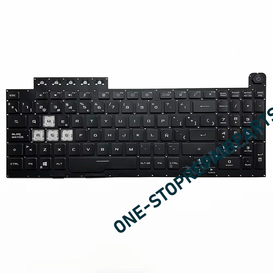 Spanish Backlit Keyboard for ASUS FX506 FX506U FX506IH FX506L FX506LI FA506 FA506Q FA506U FX706 FX706U FX706II FX706LI FA706 ASUS laptop repair parts