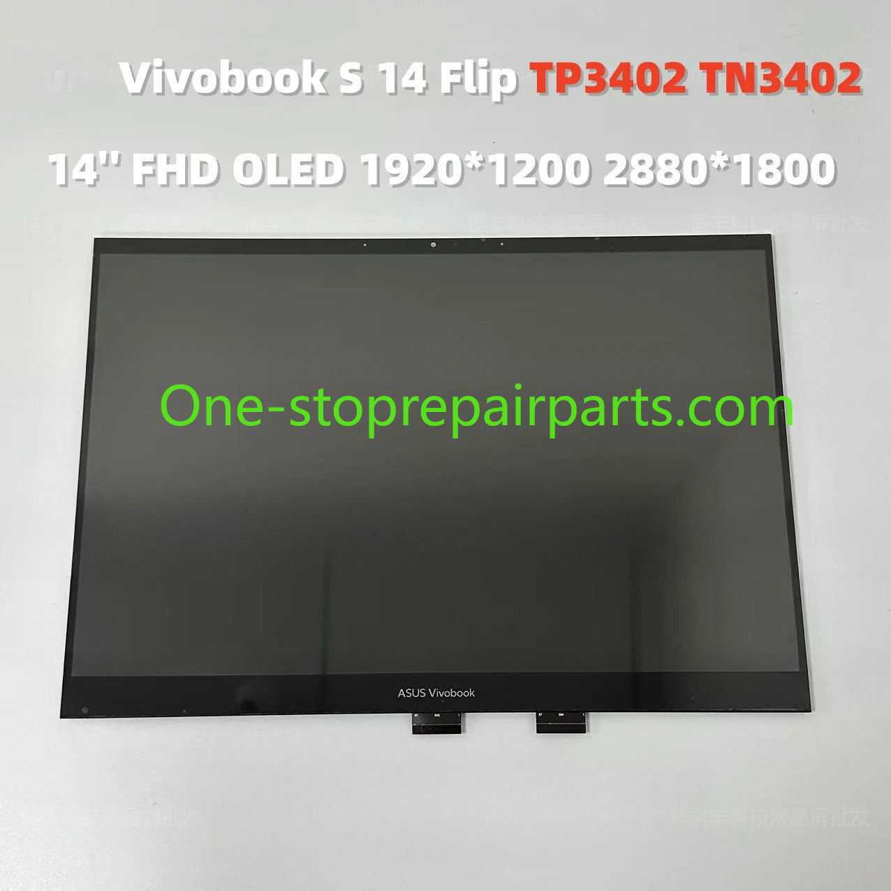 Touch lcd screen display panel for ASUS Vivobook 14 Flip TP3402 TN3402 14" 2.8k 2880x1800 OLED IPS FHD+ 1920x1200  18010-14044300 silver gray