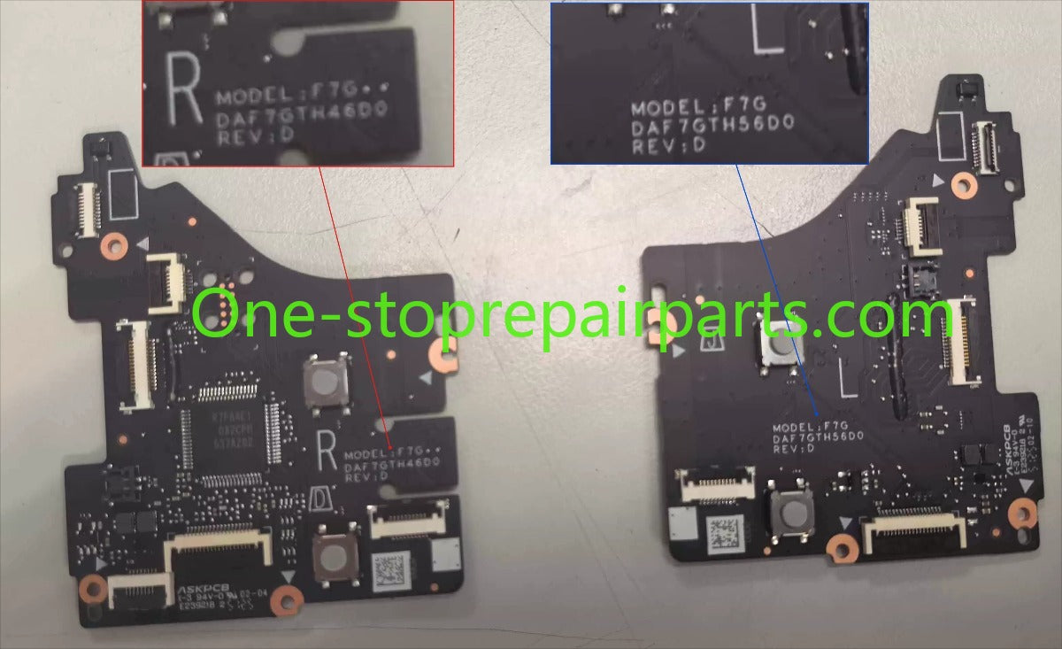 Left/Right button daughter board For Steam Deck OLED DAF7GTH26D0 DAF7GTH36D0 DAF7GTH46D0 Steam DAF7GTH56D0 F7G Valve Action Board Rev: D Steam Deck OLED Left&Right Button Board Replacement Game console repair parts