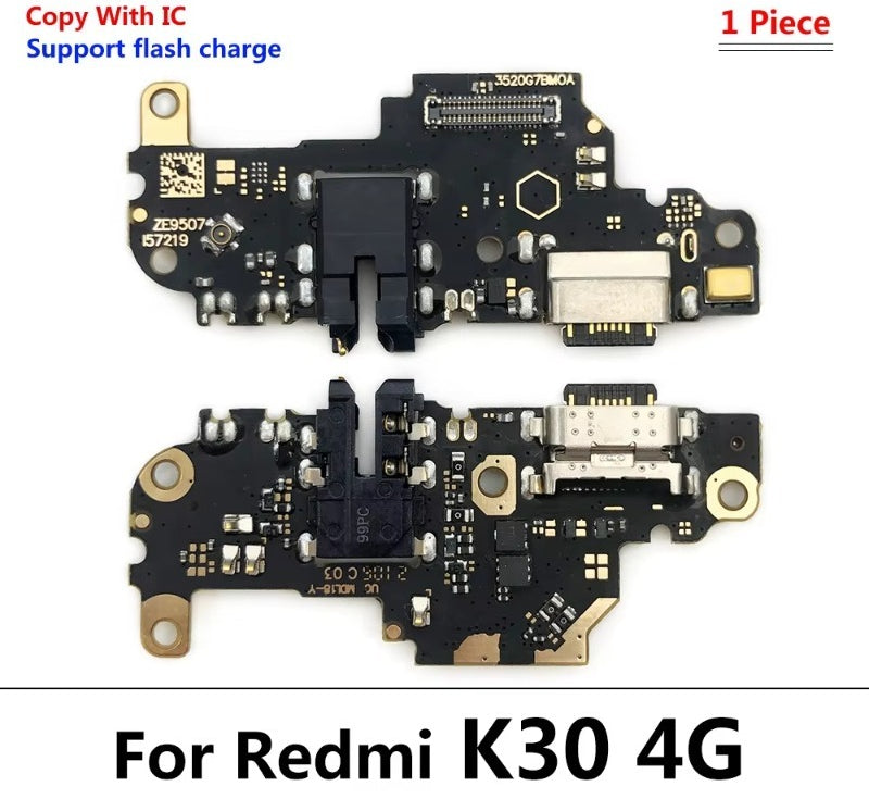 New For Xiaomi Redmi K30 4G 5G USB Charger Charging Dock Port Connector Flex Cable With Main Mainboard Flex Cable Xiaomi  Xiao mi phone repair parts