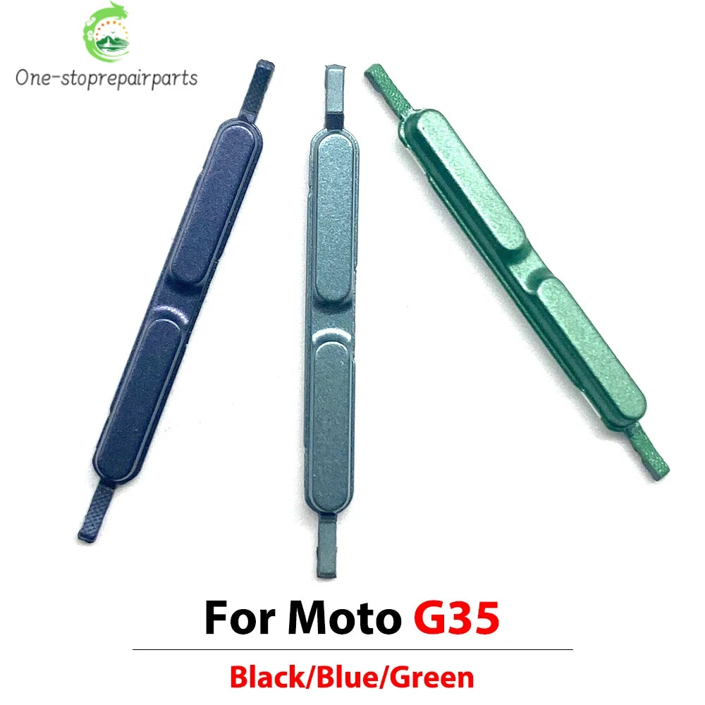 10Pcs,Power Switch On Off Button Volume Key Button Flex Cable For Motorola Moto G05 G15 G35 G45 G55 G85 Motorola phone repair parts