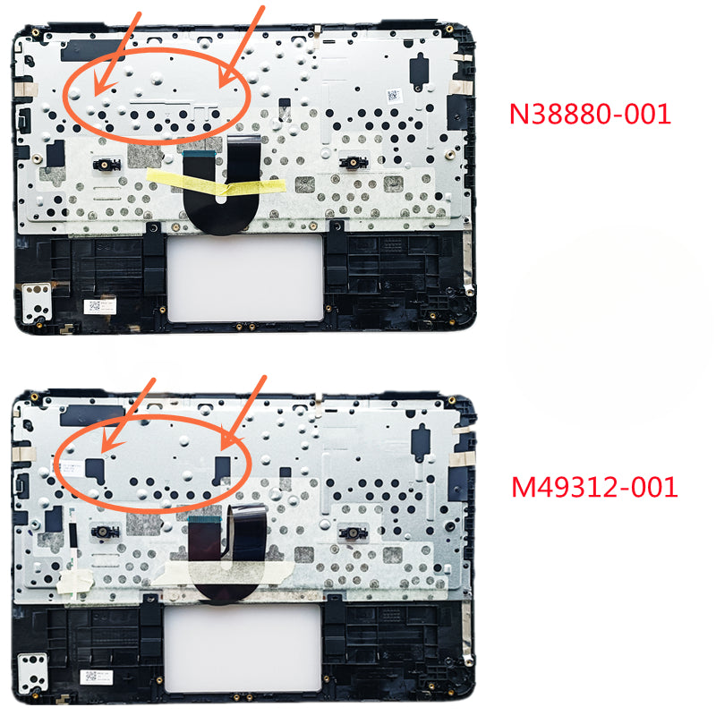 HP Chromebook X360 11 G3 N38880-001 M49312-001 forhp upper case keyboard palmrest keyboard