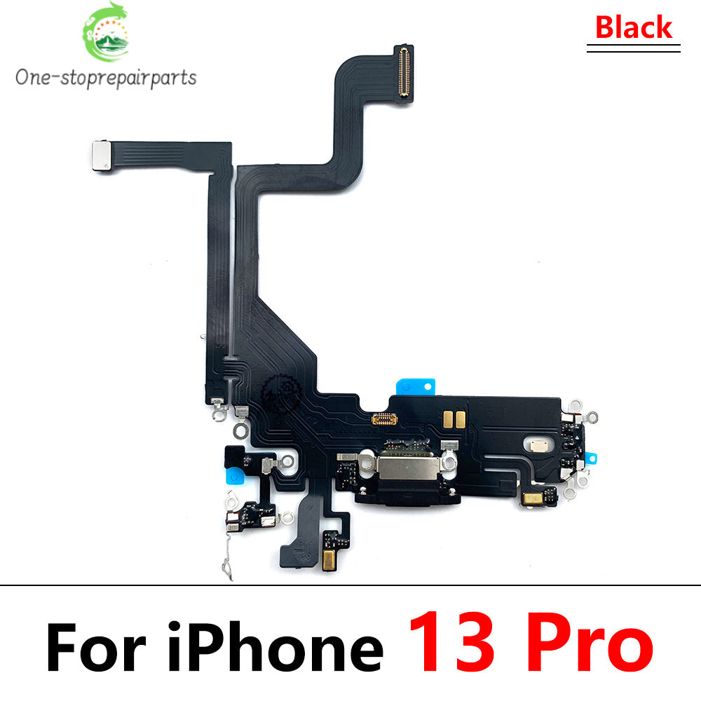 New For iPhone 13 Pro 13Pro Max Mini Dock Connector Micro USB Charger Charging Port Flex Cable Microphone Board iPhone phone repair parts