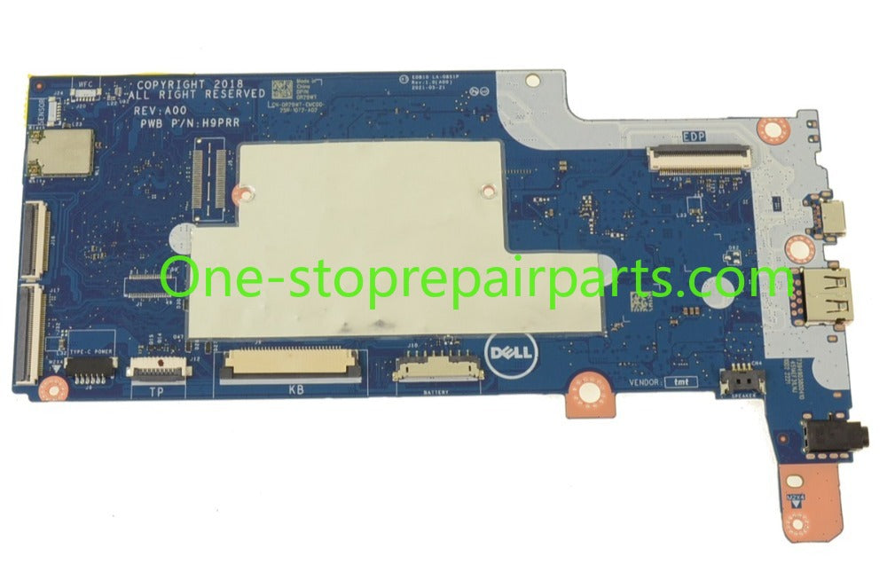 LA-G851P R29WT Motherboard for Dell Chromebook 3100 N4120 1.1GHz 8GB 64GB 0R29WT H9PRR main board System Board Dell laptop repair parts