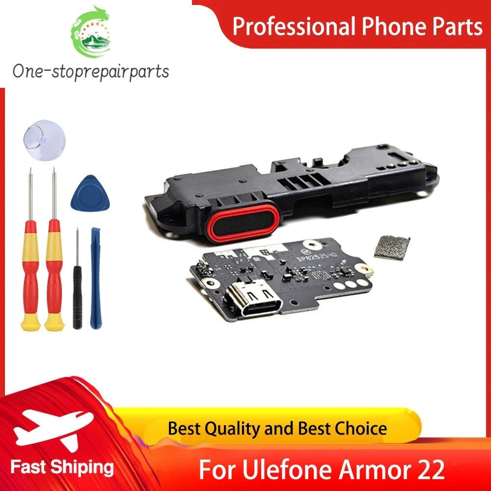 New Original Loud Speaker for Ulefone Armor 22 Buzzer Ringer Horn Charging Pad Charger Board Part Accessories Free Tools Other brand Phone repair parts