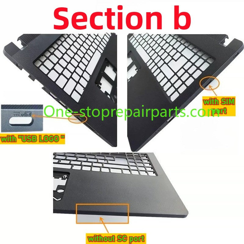Upper case keyboard assembly for Acer TravelMate P215-52 P215-53 P50 N19Q8 US FR SP UK  topcase palmrest assembly