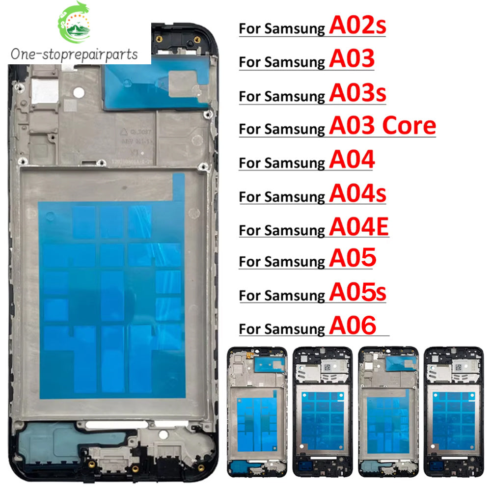New For Samsung A02s A03s A03 Core A04 A04s A04E A05 A05s A06 Housing Middle Frame Bezel Middle Replacement Parts Middle Frame Samsung phone repair parts