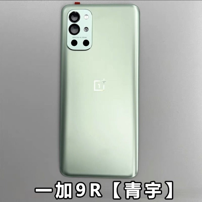 AAA+ quality For OnePlus Back Battery Cover Door Rear Glass Oneplus 9 9R 9Pro 9RT Battery Cover  Case With Camera Lens OnePlus phone repair parts