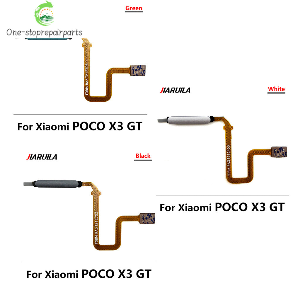 New Fingerprint Scanner For Xiaomi Poco M3 F3 X3 GT Pro Home Button Fingerprint Menu Return Key Sensor Flex Cable For Redmi 9T  Xiaomi  Xiao mi phone repair parts