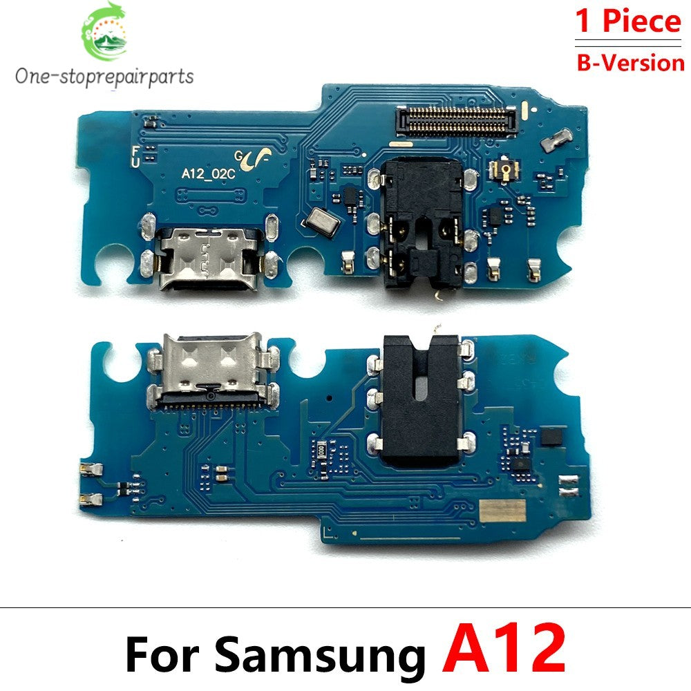 10Pcs USB Charging Port Dock Charger Connector Board Flex Cable For Samsung A22 A32 A12 A02 A03 A04 A04s A04E A05 A05s 4G 5G Samsung phone repair parts
