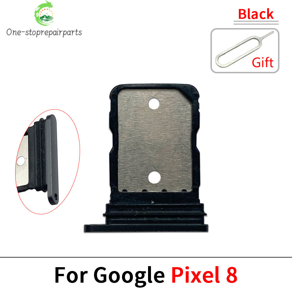 SIM Card Slot SD Card Tray Holder Adapter For Google Pixel 7 / Pixel 7 Pro / Pixel 7A / Pixel 8 / Pixel 8 Pro / Pixel 8A Google Pixel phone repair parts