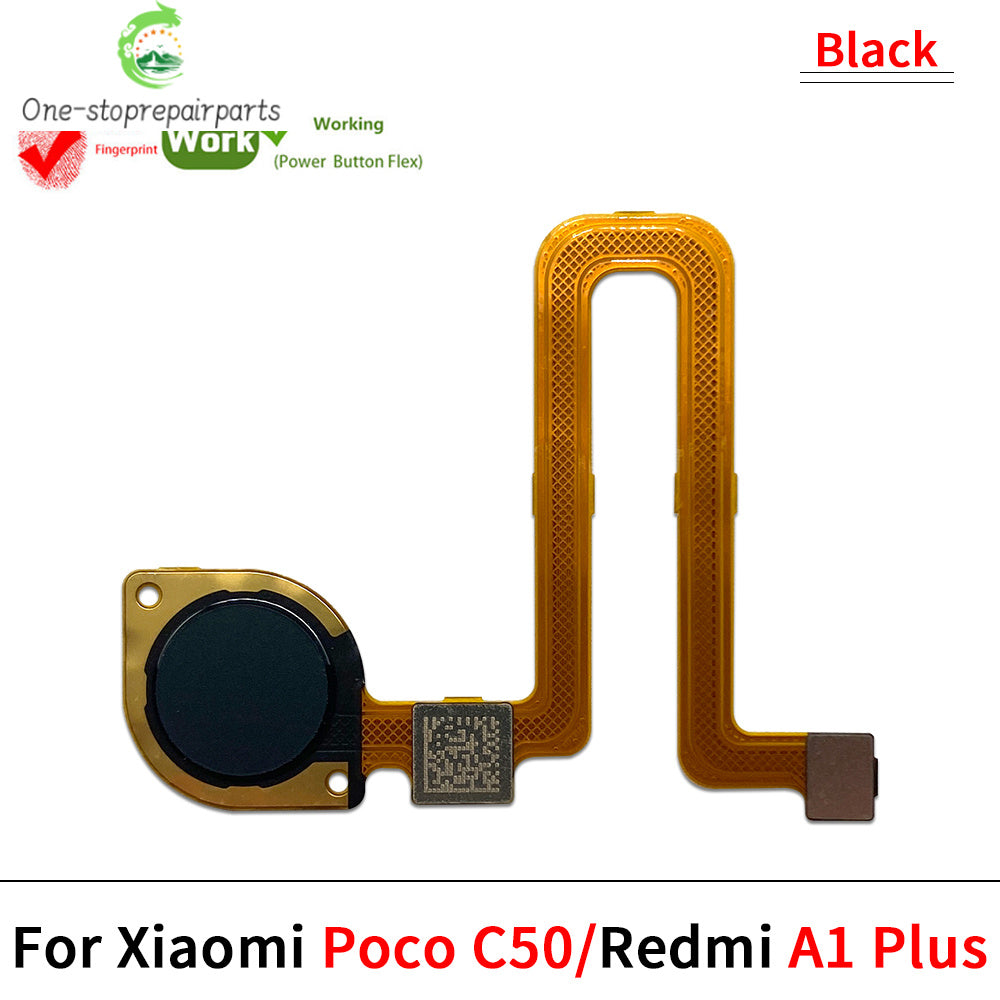 Home Button FingerPrint Touch ID Sensor Flex Cable Ribbon For Xiaomi Poco C50 C55 C65 C71 Replacement Parts Xiaomi  Xiao mi phone repair parts