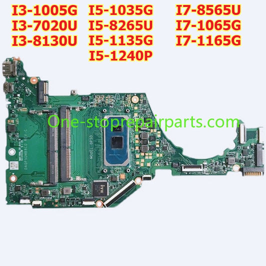 Motherboard for For HP 15S-FQ 15-DY 15-FQ TPN-Q222 L71755-601 DA0P5DMB8C0 I5-1035G /8265U/1135G/1240P I7-8565U /1065G/1165G I3-1005G/7020U/8130U main system board