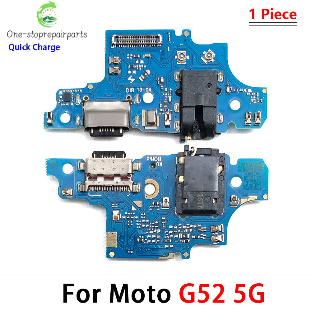 For Motorola Moto E13 E22 E20 E30 E32 G13 G22 G23 G32 G52 G53 G82 G72 USB Charging Port Dock Charger Connector Board Flex Cable Motorola phone repair parts