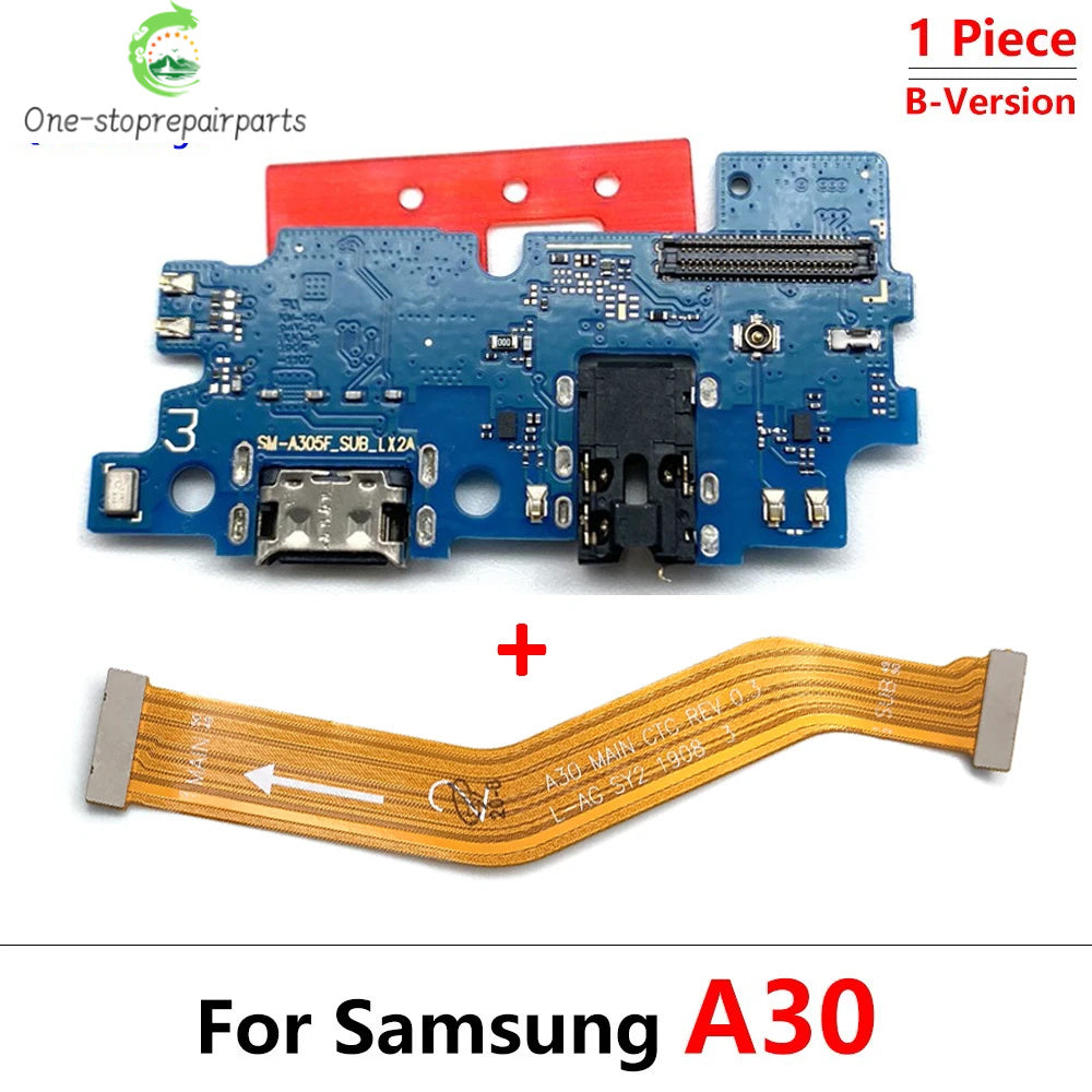10Pcs, USB Charger Charging Dock Port Connector Main Flex Cable For Samsung A10 A20 A30 A50 A70 A31 A51 A71 A10s A20s A30s A21s Samsung phone repair parts