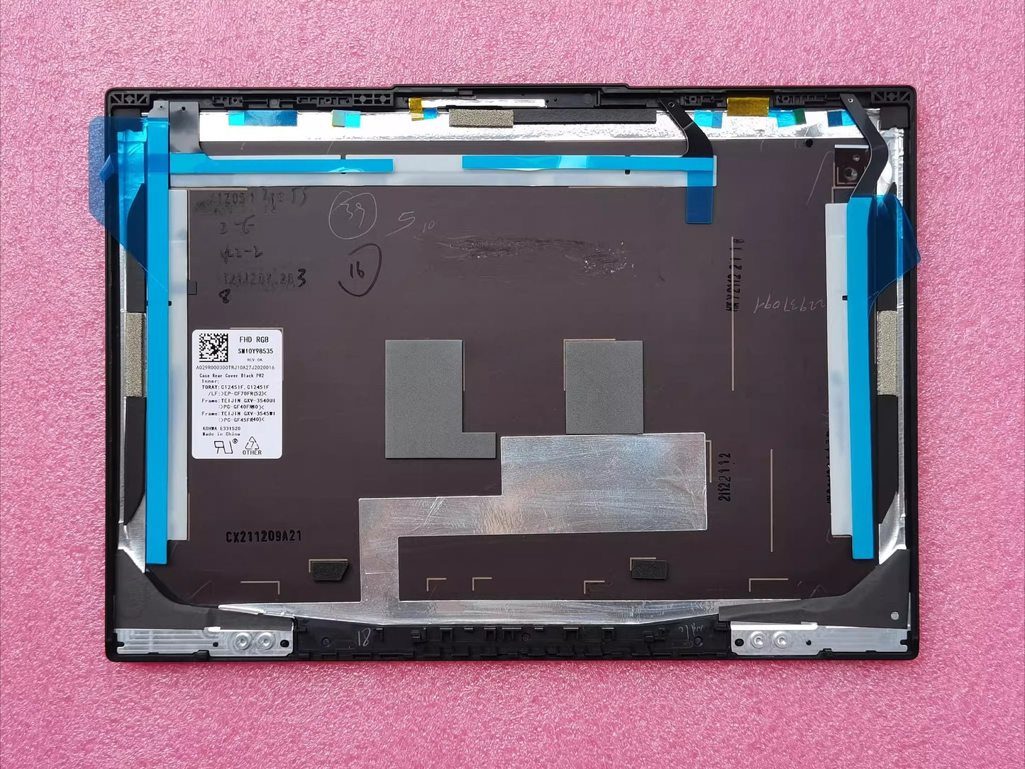 2022 2023 SM10Y98535 Thinkpad Lenovo X1 Carbon 10th 11th FHD RGB  A case housing screen back cover Woven TYPE