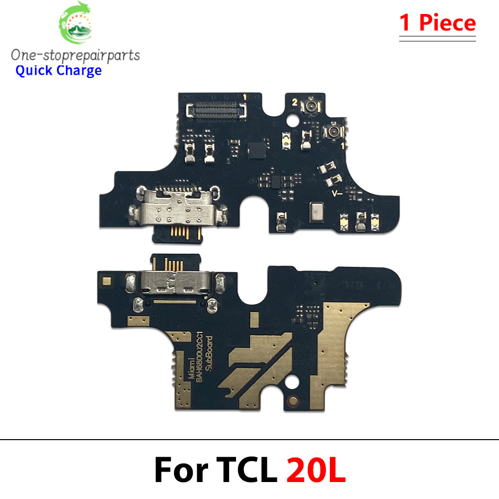USB Charger Charging Dock Port Connector Flex Cable For TCL 10 10L 20 20L 20R 20Y 30 40 Se Pro XE Plus 5G 405 408 T610K T671H  TCL phone repair parts