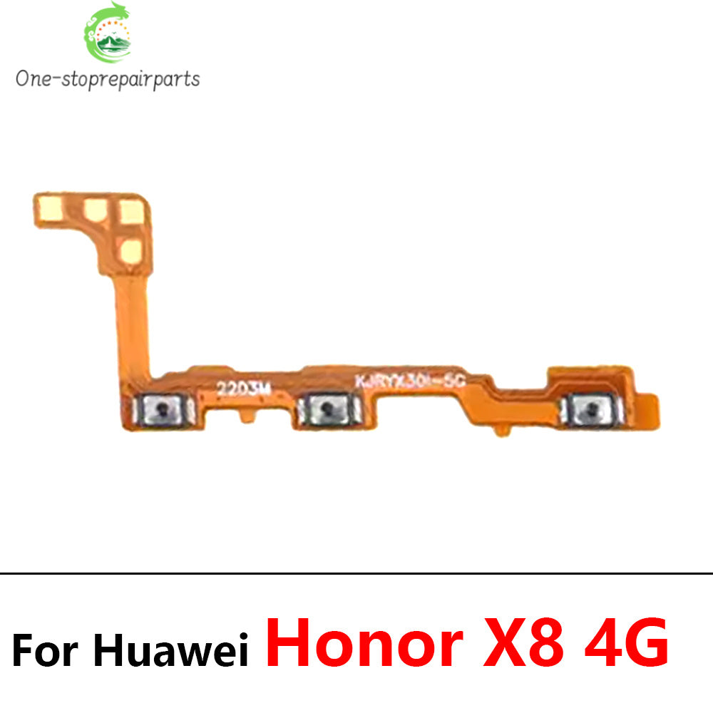 50Pcs, Power On Off Volume Side Button Key Flex Cable For Huawei Honor X5 X6 X6s X6A X6B X7 X7A X7B X8 X8A X8B X9 X9A X9B 4G 5G Huawei phone repair parts