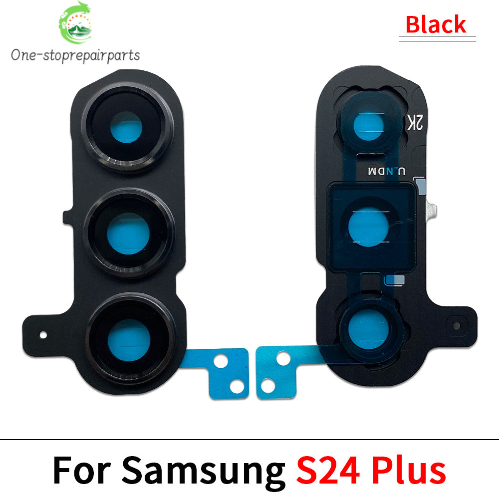 New Rear Camera Glass Lens Cover With Frame Holder For Samsung S20 S21 S22 S23 S24 S25 Plus Ultra 4G 5G Replacement Parts Samsung phone repair parts