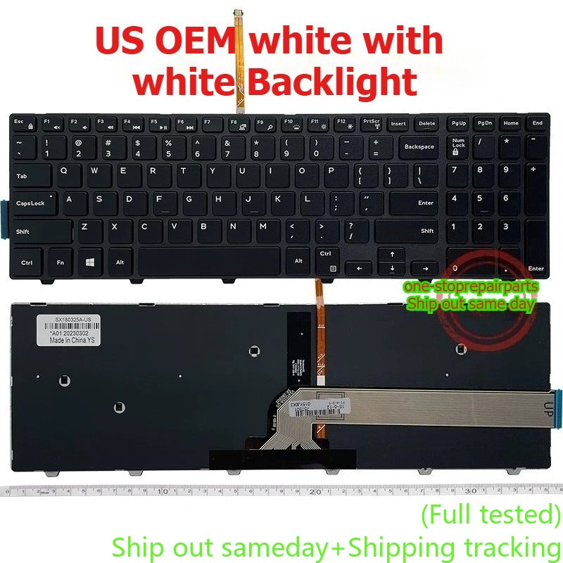 Dell Inspiron 15 15-7000 7559 7557 5577 5576 P57F lcd housing bezel hinge upper topcase palmrest cover case GPU CPU fan DD0AM9LC000 DD0AM9LC010 014XJ8 lcd screen cable dc jack keyboard reapir parts