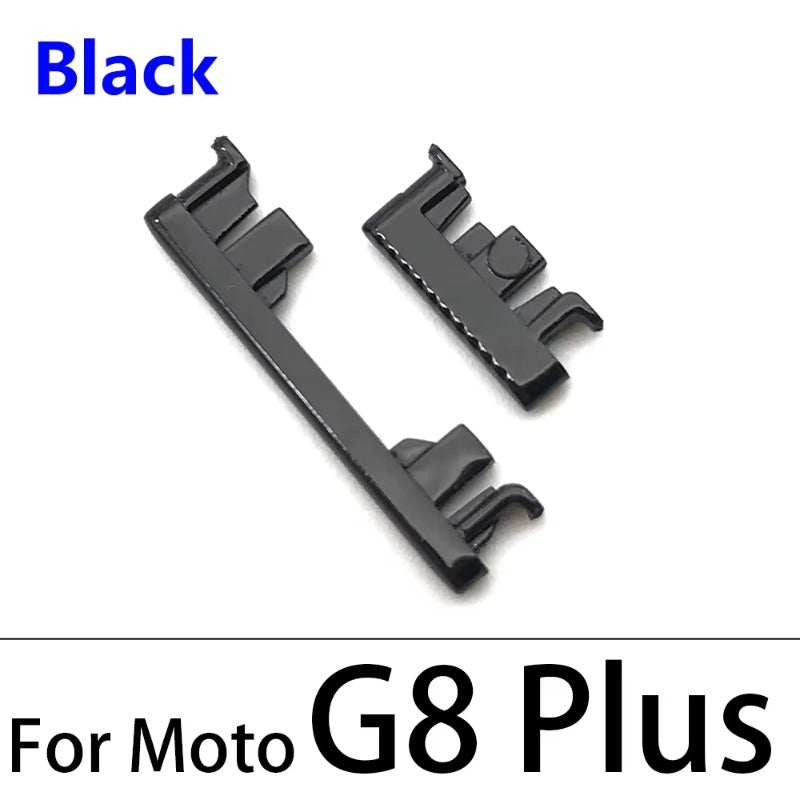 10Pcs/Lot, New For Motorola Moto G8 G9 Plus Play Power Lite Power Button + Volume Side Button Replacement Parts Motorola phone repair parts