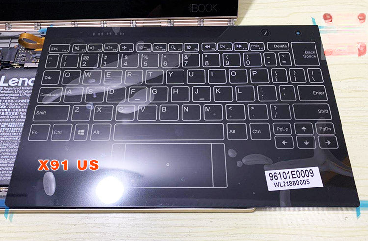 (Shipping fee not include) Lenovo YOGA BOOK X91F YB1-X91L X91X X90 X90F X90L 背光触摸键盘