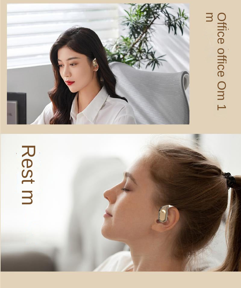 Accessories New ear-hanging wireless bluetooth headset, noise reduction, open non-ear high sound quality, long battery life