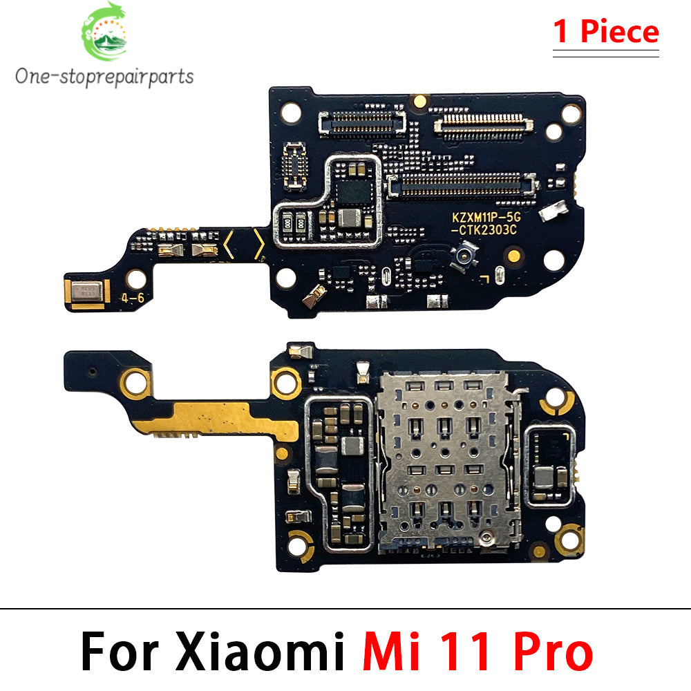 New For Xiaomi Mi 11 12 Lite Pro Poco F3 F4 5G SIM Card Holder Tray Slot Reader Socket Flex Cable  Xiaomi  Xiao mi phone repair parts