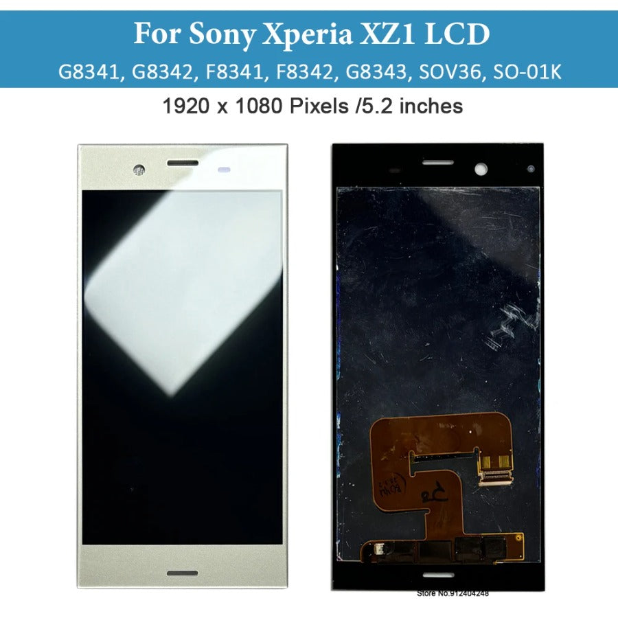 5.2" Original LCD Module For SONY Xperia XZ1 G8341 G8342 lcd Screen Replacement Free Tools For SONY XZ1 LCD Display with frame Sony phone repair parts