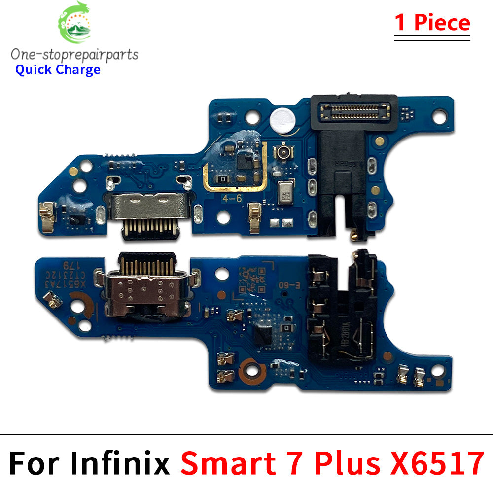 USB Charge Port Dock Connector Charging Board Flex Cable For infinix Note 7 8 8i 12 30 40 Pro 5G Smart 5 6 7 Plus Zero 8 X Pro  infinix phone repair parts