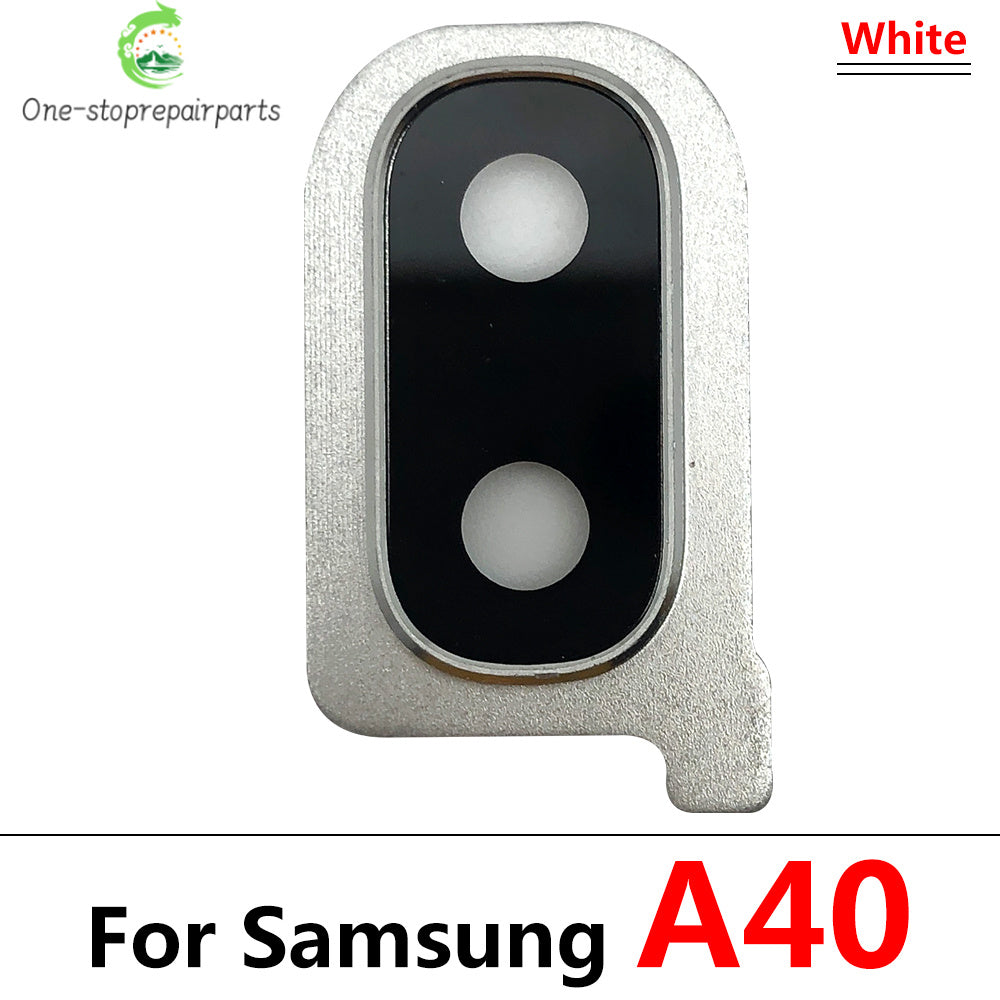 New Housing Back Rear Camera Glass Lens With Cover Frame Holder For Samsung A10 A20 A30 A40 A50 A70 A105F A205F A305F A505F A705 Samsung phone repair parts