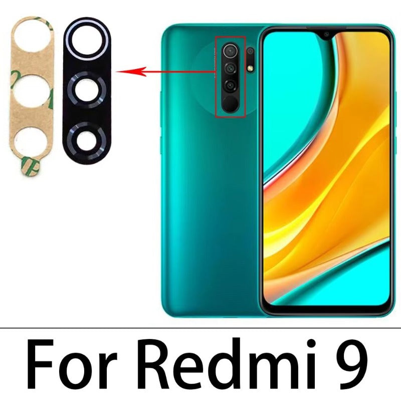 Rear Camera Glass Lens For Xiaomi Redmi 6 6A 7 7A 8 8A 9 9A 9C 9T 10 10A 10C 12 12C 13 13C 4G 5G Camera Glass Replacement Parts Xiaomi  Xiao mi phone repair parts