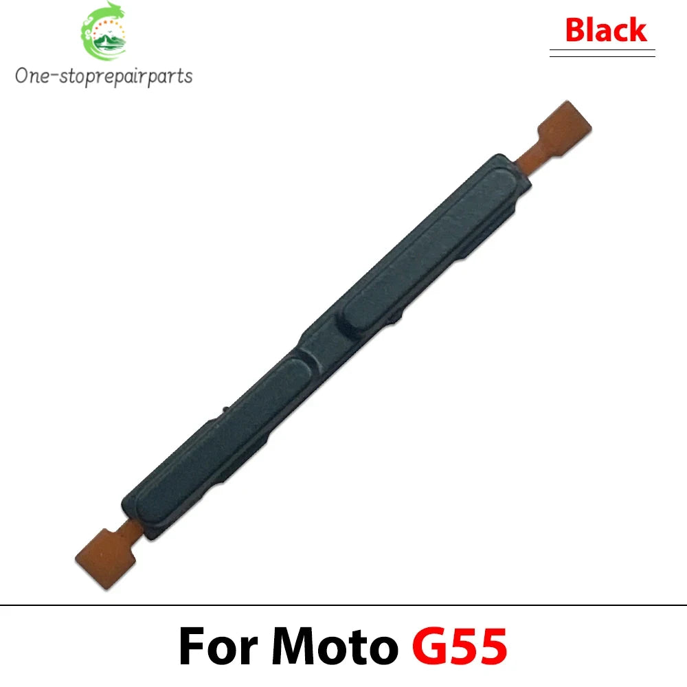 10Pcs,Power Switch On Off Button Volume Key Button Flex Cable For Motorola Moto G05 G15 G35 G45 G55 G85 Motorola phone repair parts
