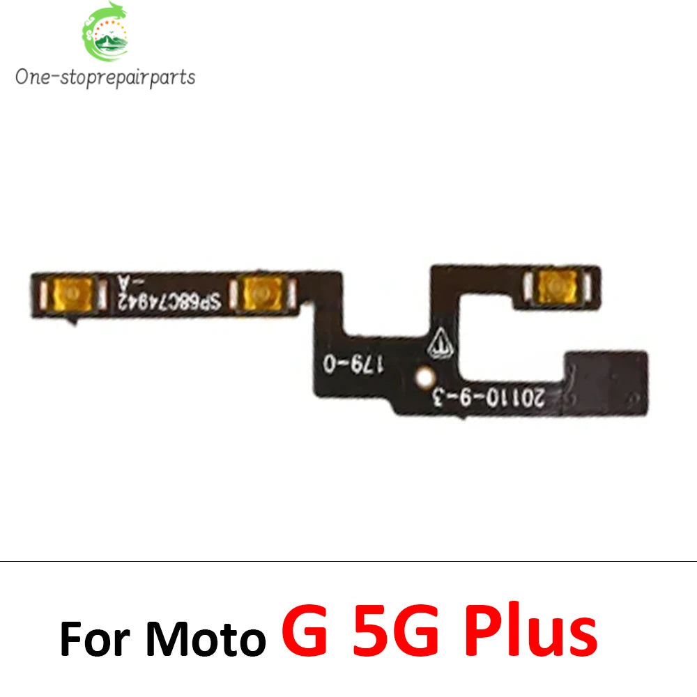 Power On Off Volume Side Button Key Flex Cable For Motorola Moto G 5G Plus Power Stylus Play Pure 2021 2022 Motorola phone repair parts